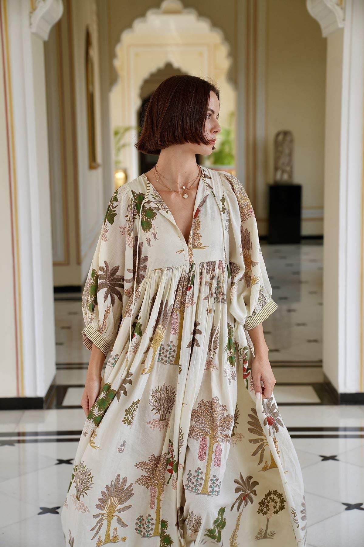 long maxi cotton dress for women Women's Organic Cotton Maxi Dress