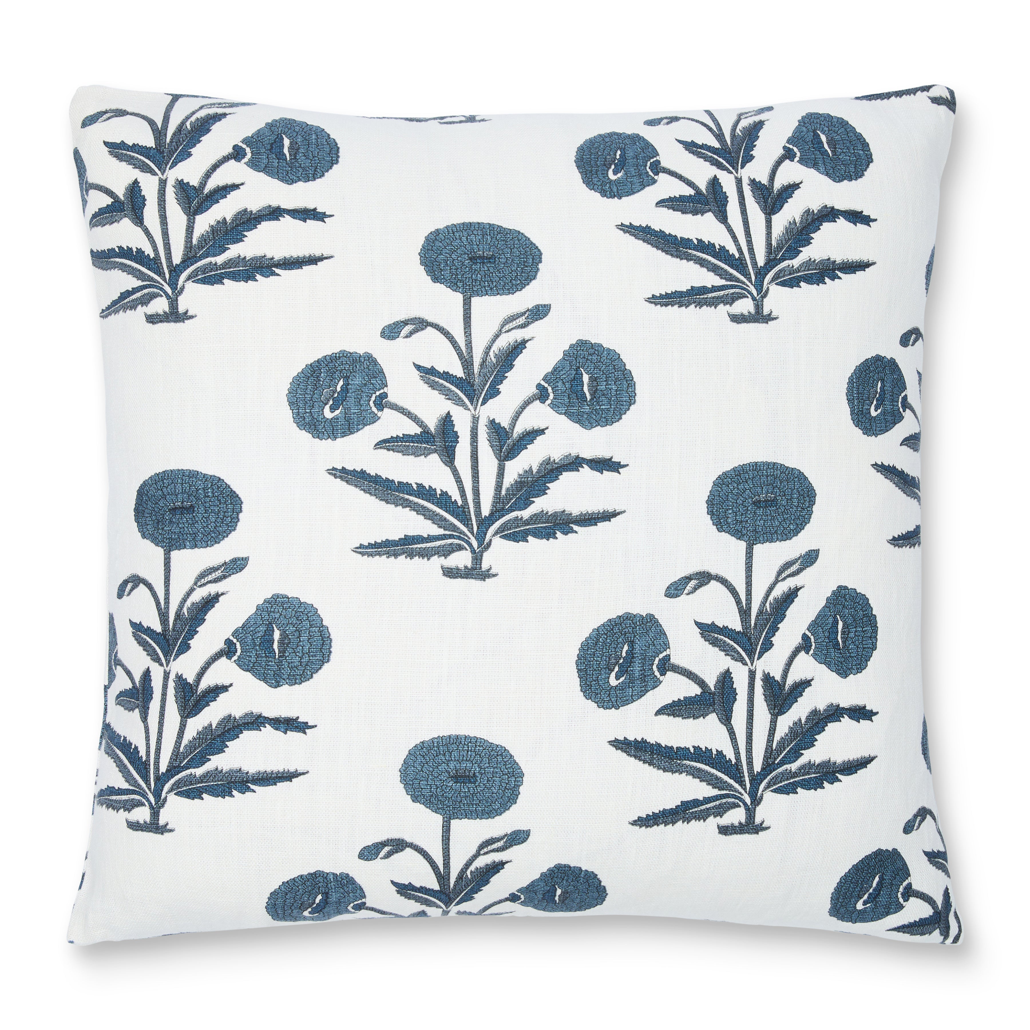 Poppy Flower Cushion Cover 22" x 22"