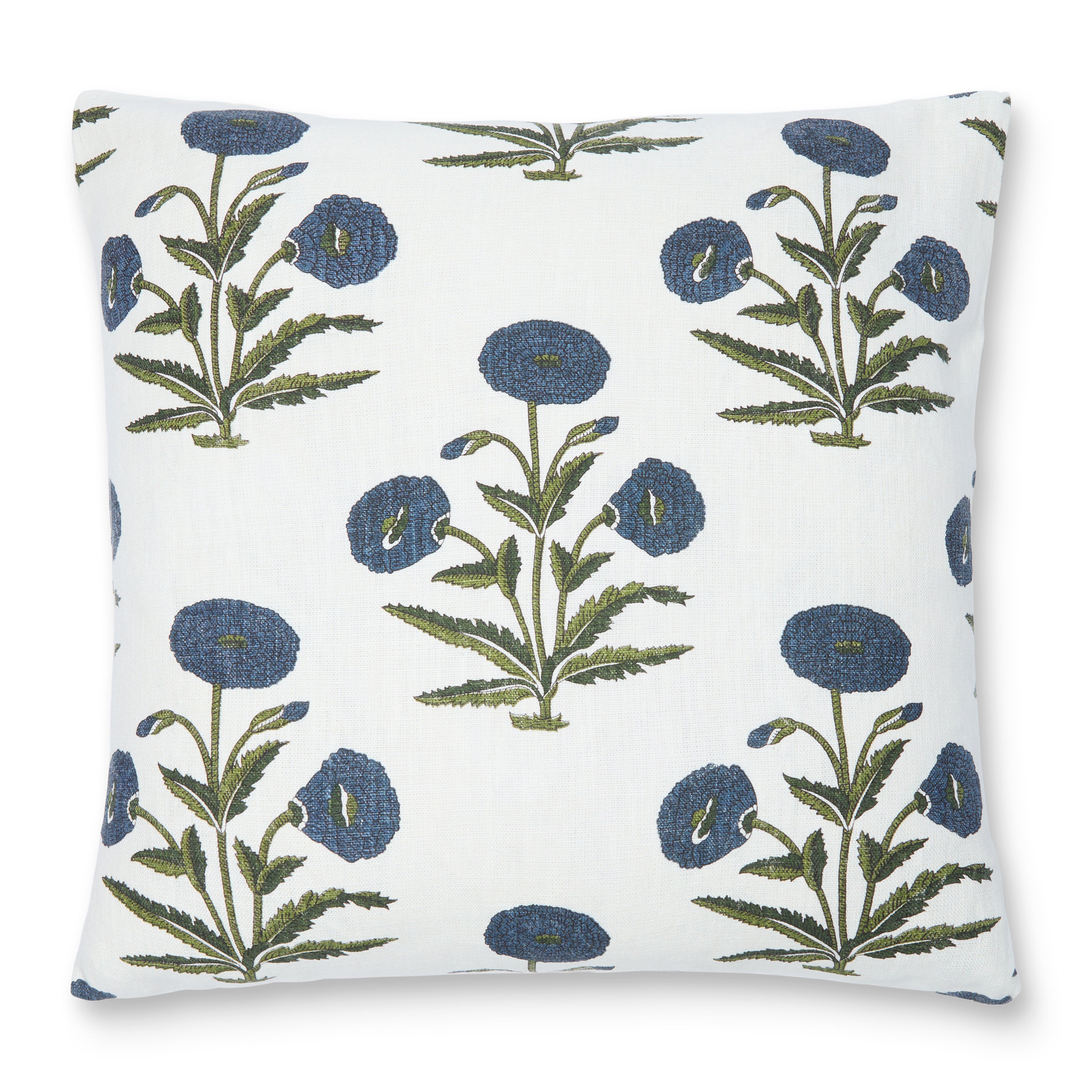 Poppy Flower Cushion Cover 22" x 22"