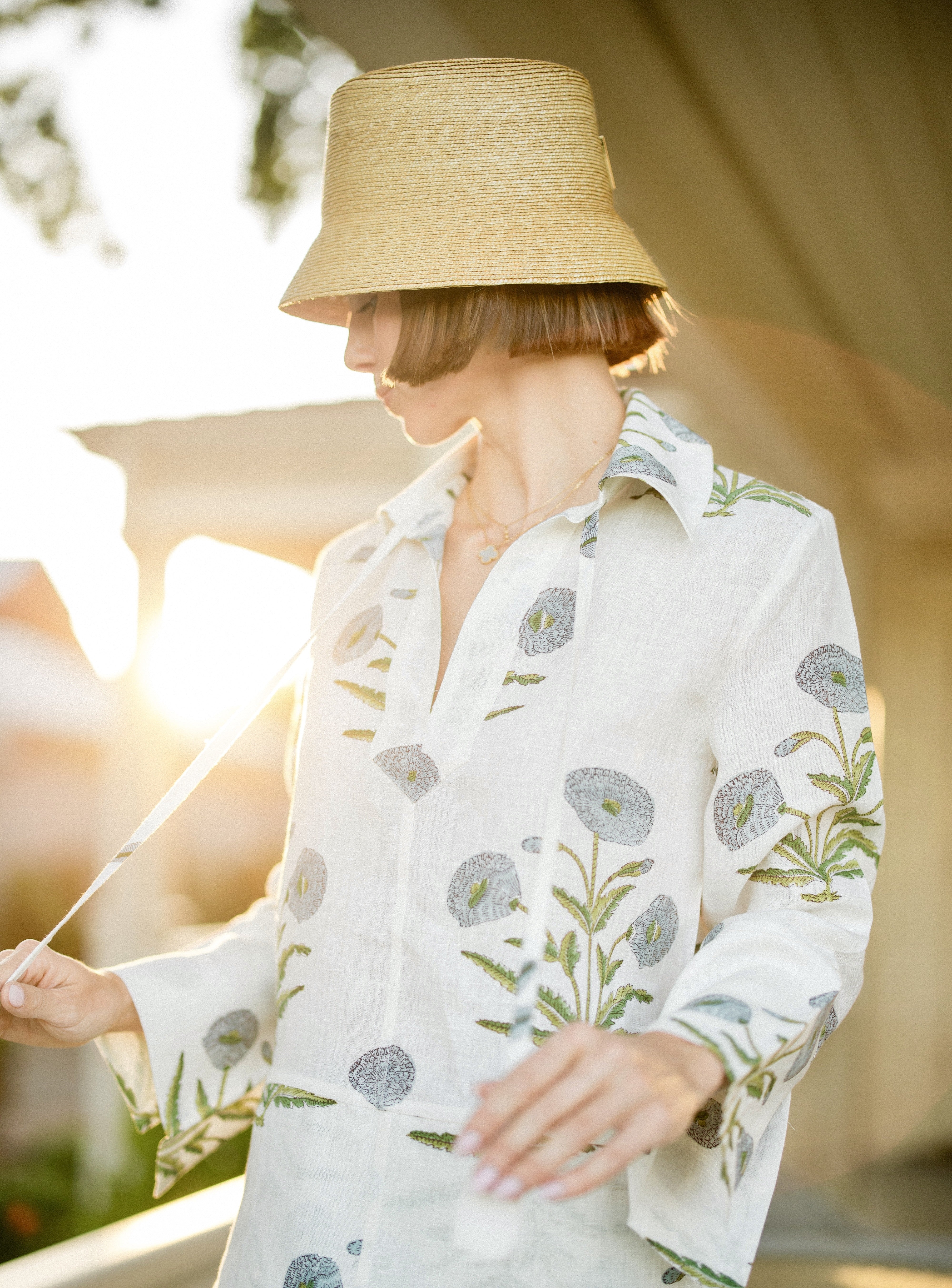 Petra Linen Maxi Dress