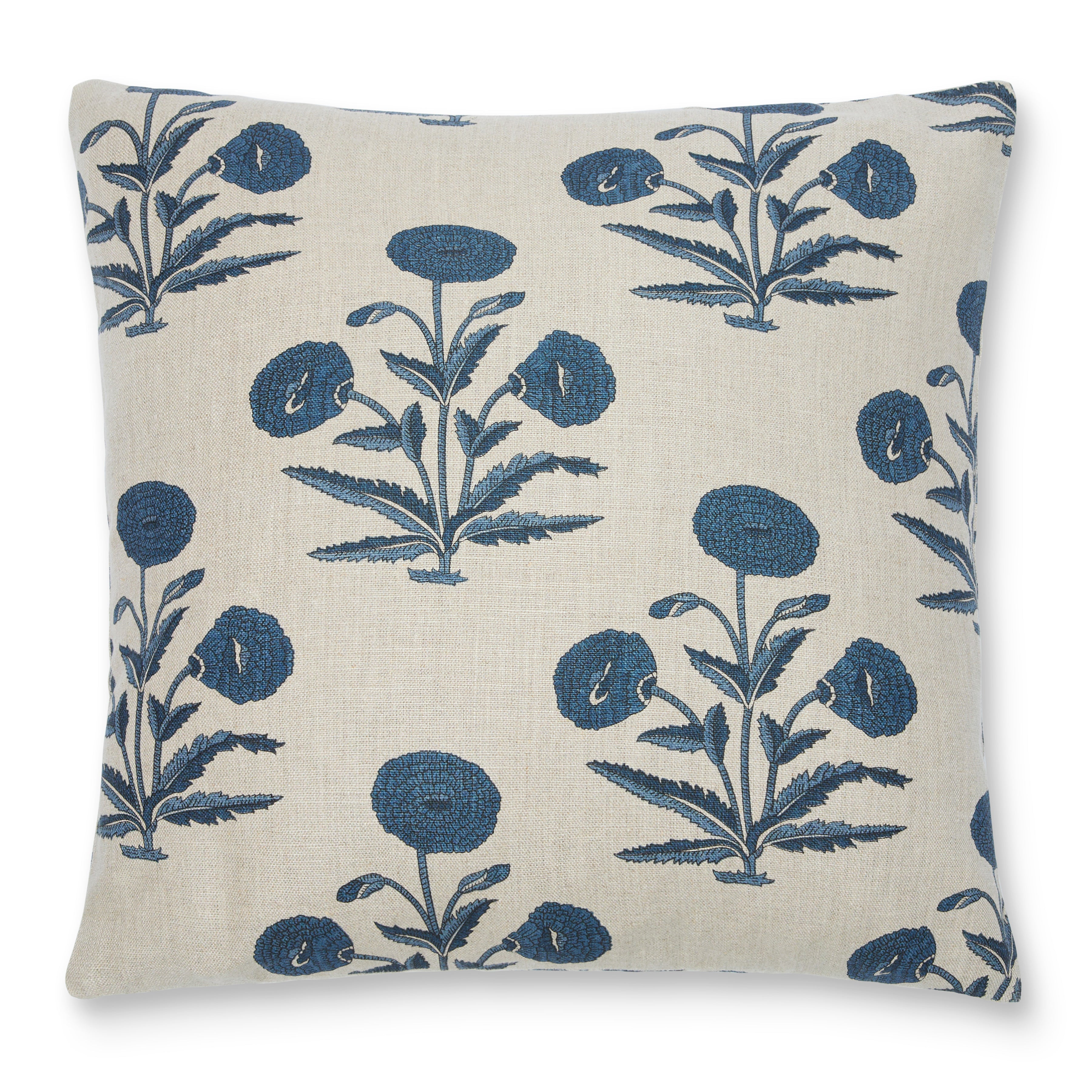 Poppy Flower Cushion Cover 22" x 22"